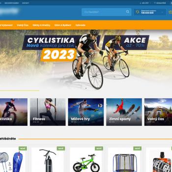 Prodej eshopu, sport a hobby